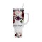 Craft Express 40oz White Travel Tumbler with Lid, Straw & Handle, Sublimation Ready